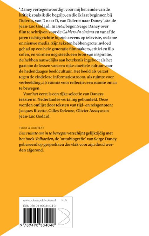 Achterkant van Een ruimte om in te bewegen
