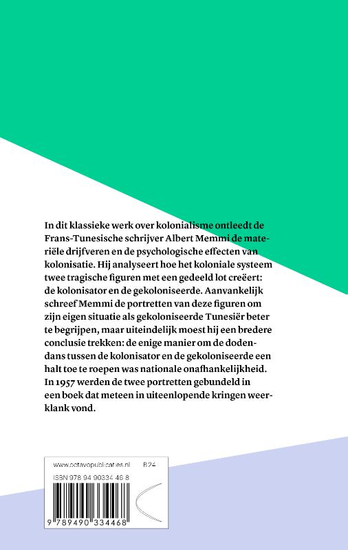 Achterkant van Portret van de kolonisator & Portret van de gekoloniseerde