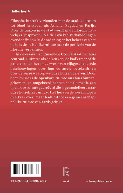 Achterkant van Filosofie van het huis
