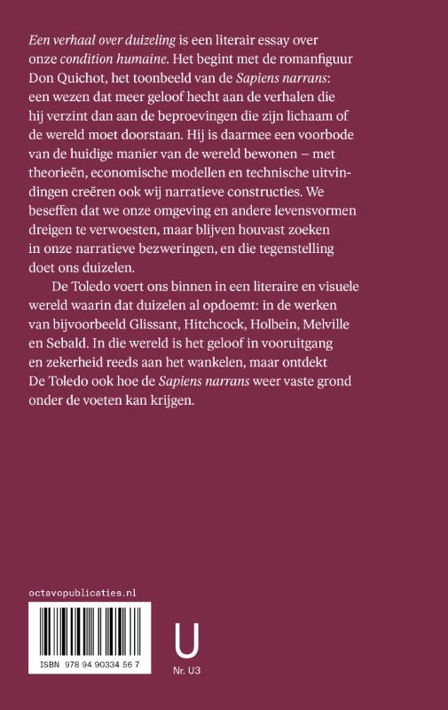 Achterkant van Een verhaal over duizeling