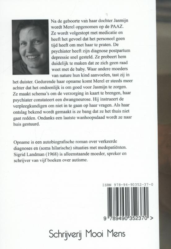 Achterkant van Opname