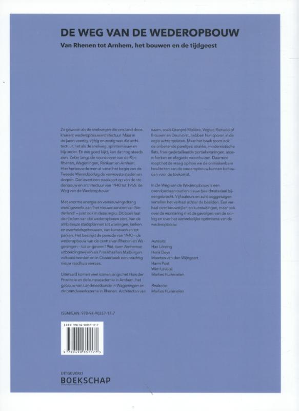 Achterkant van De weg van de wederopbouw