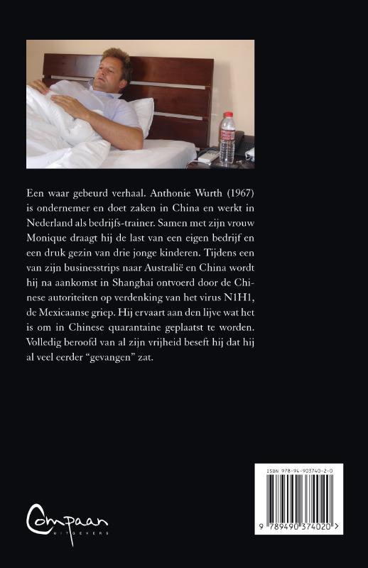 Achterkant van Opgesloten in Shanghai