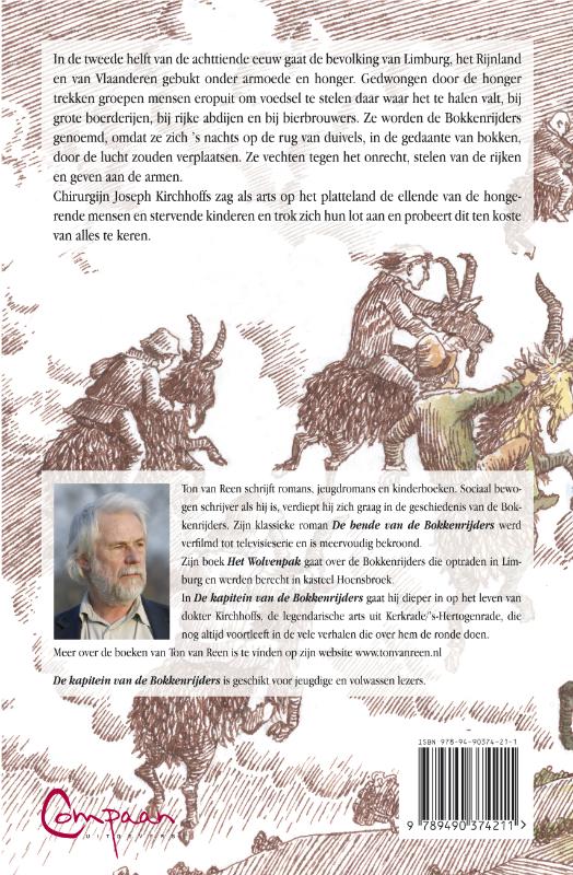 Achterkant van De kapitein van de Bokkenrijders