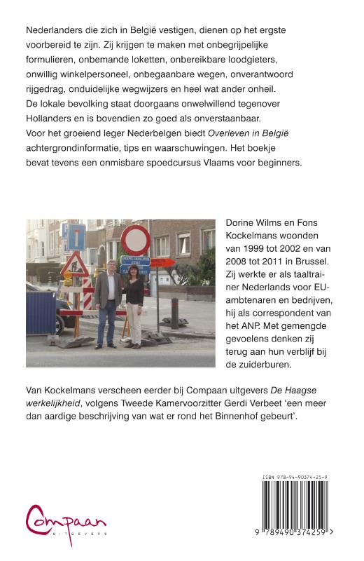 Achterkant van Overleven in België