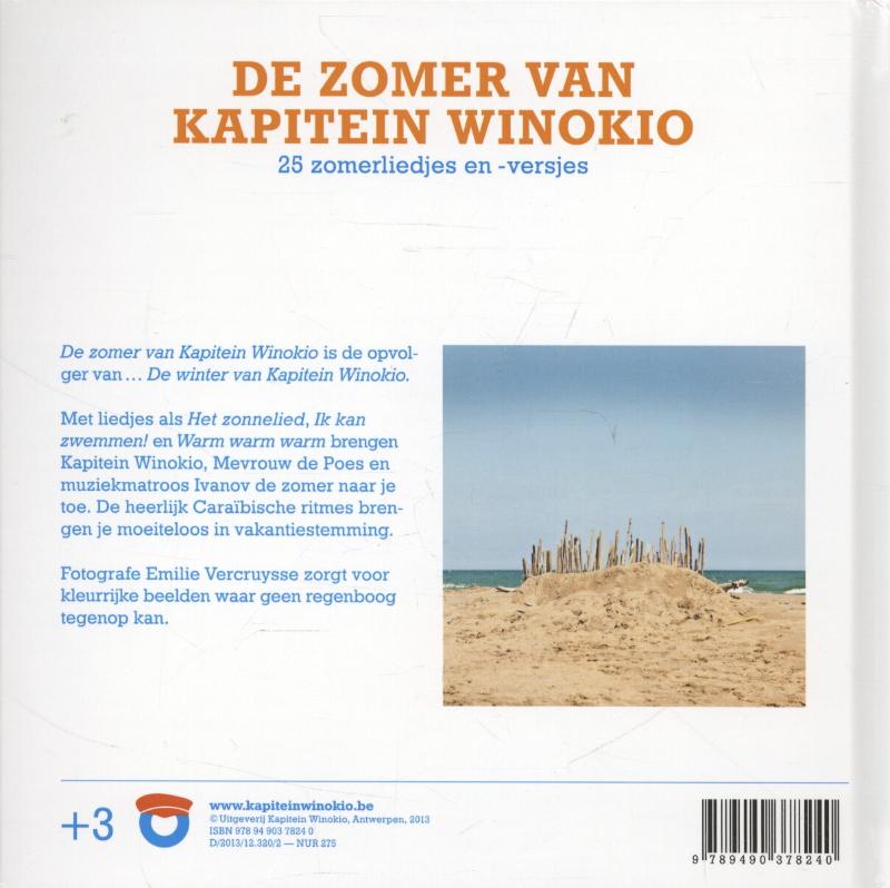 Achterkant van De zomer van kapitein Winokio