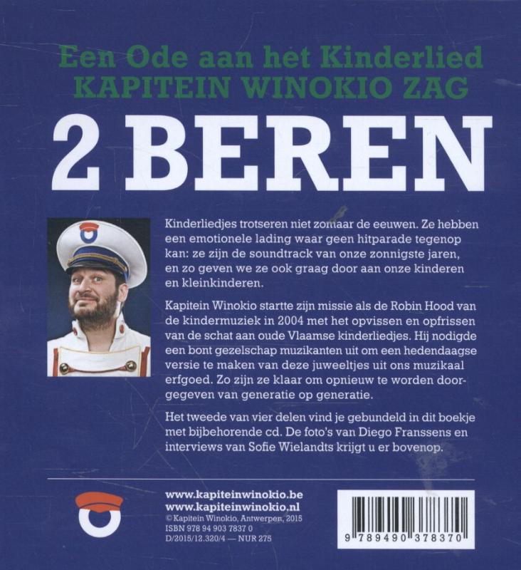 Achterkant van Kapitein Winokio zag 2 beren