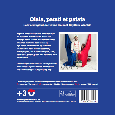 Achterkant van Olala, patati et patata