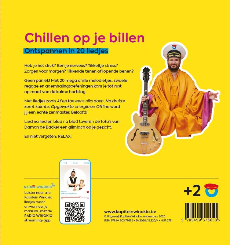 Achterkant van Chillen op je billen