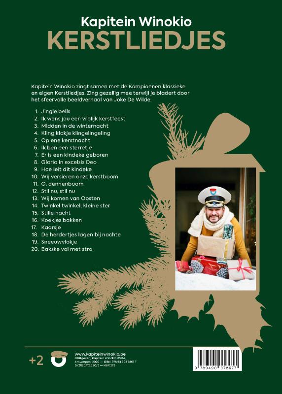 Achterkant van Kerstliedjes
