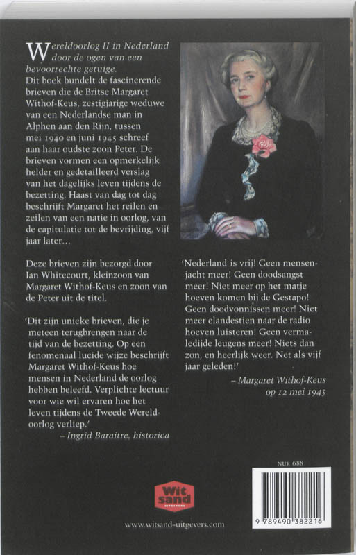 Achterkant van Liefste Peter