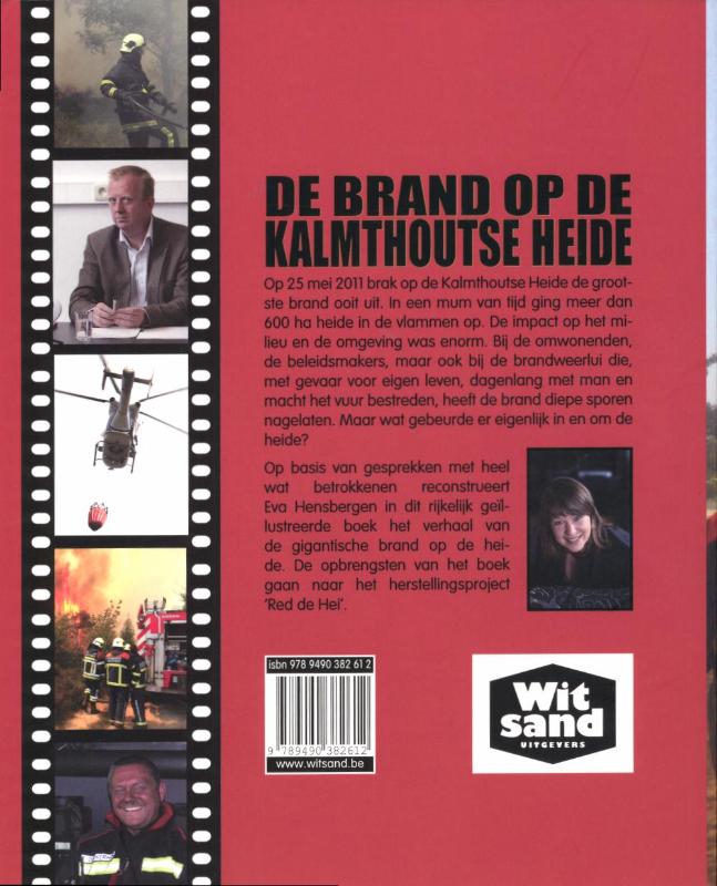 Achterkant van De brand op de Kalmthoutse heide