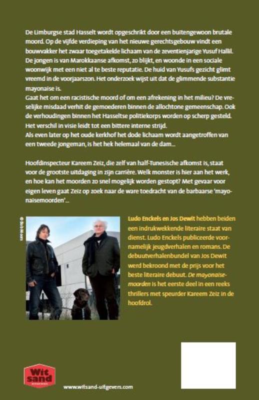 Achterkant van De mayonaisemoorden