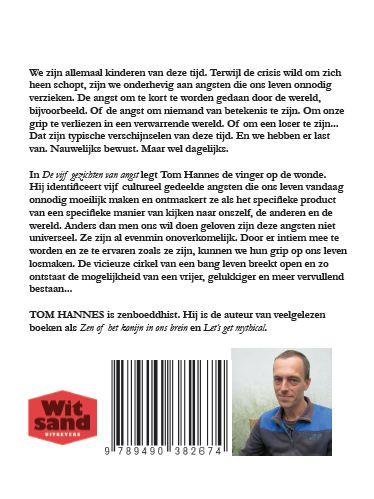Achterkant van De vijf gezichten van angst