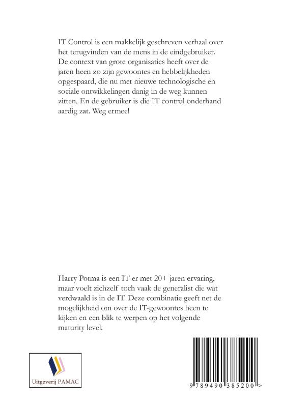 Achterkant van IT Control
