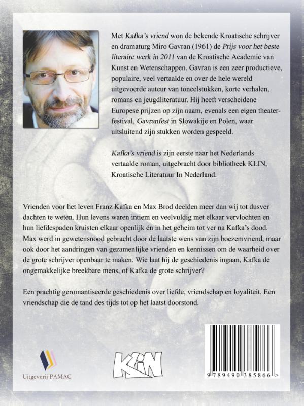 Achterkant van Kafka's vriend