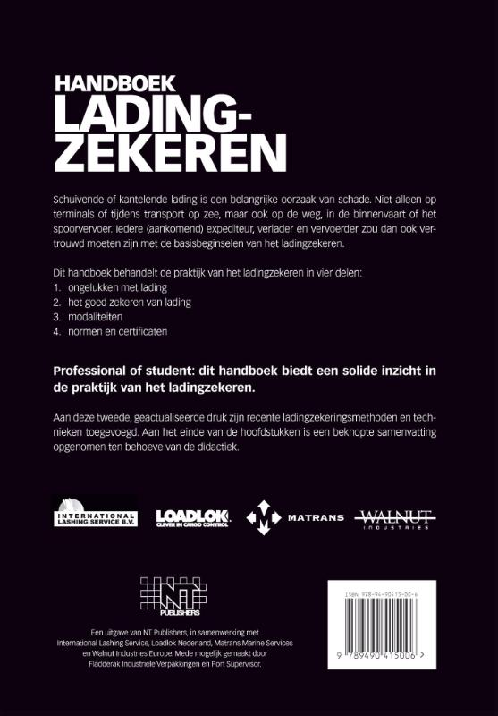 Achterkant van Handboek