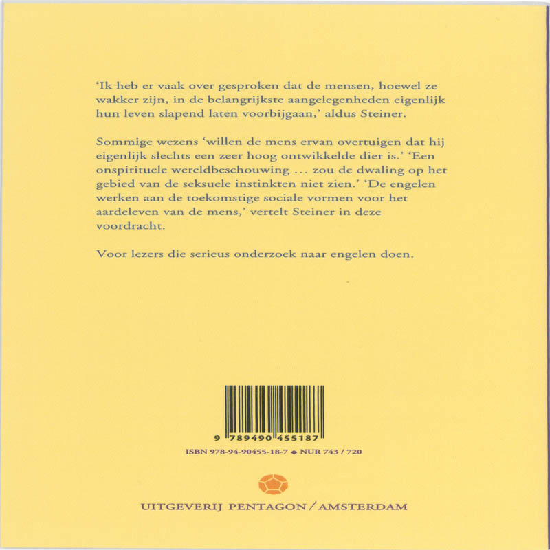 Achterkant van Het werk van de engelen