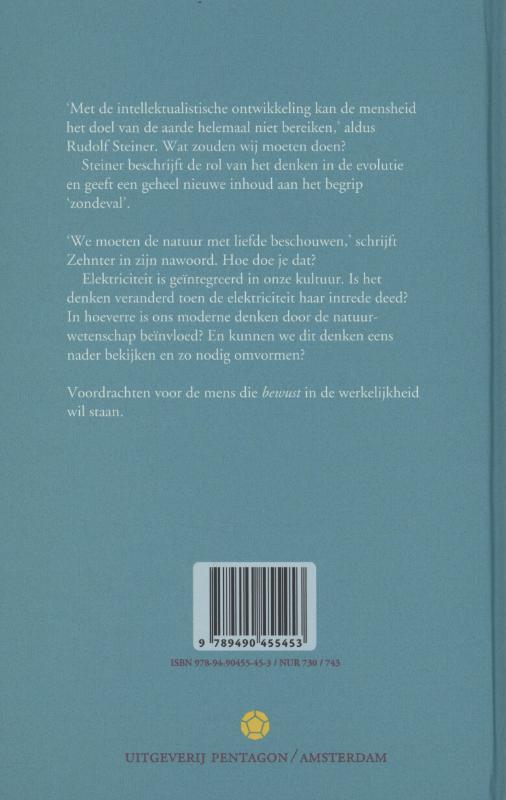Achterkant van De opstanding van het denken