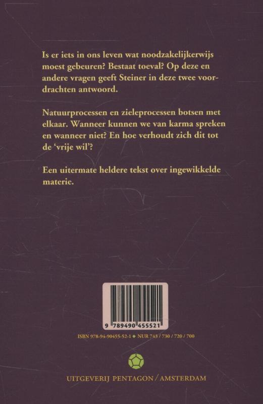 Achterkant van Toeval en karma