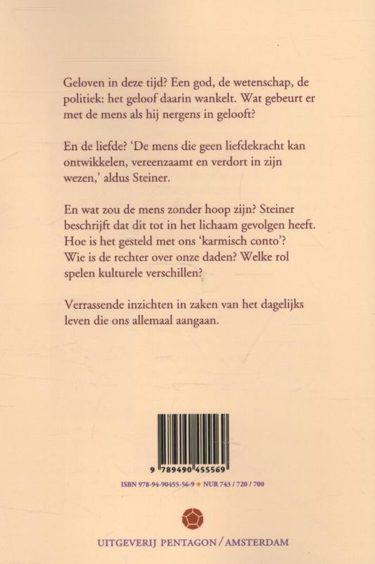 Achterkant van Geloof, liefde en hoop