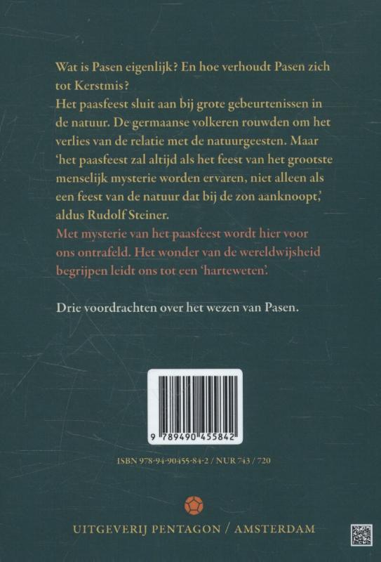 Achterkant van Pasen