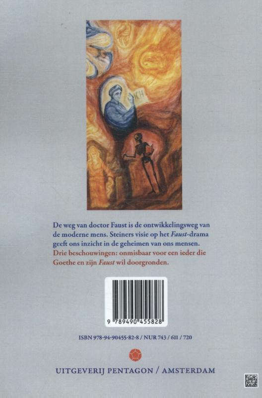 Achterkant van Goethe en zijn Faust