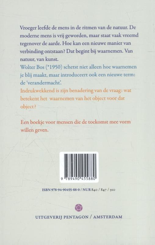 Achterkant van Waarnemen - wat een vreugde!
