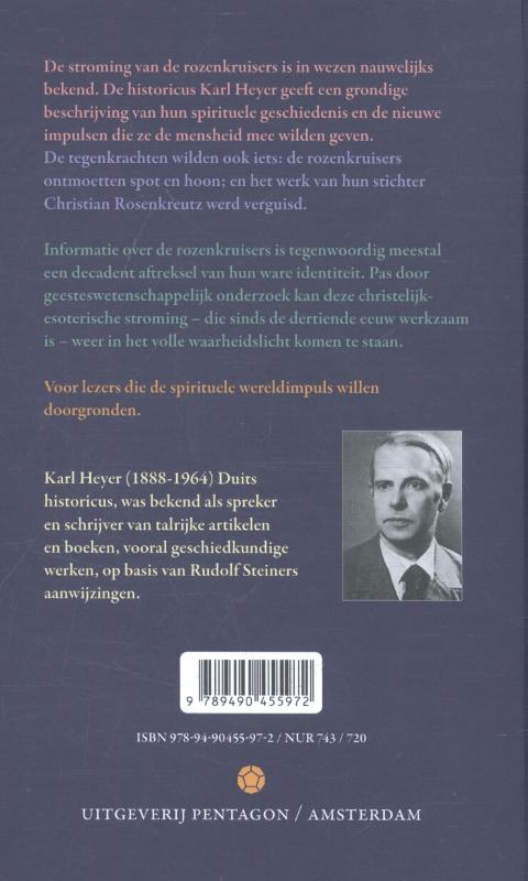 Achterkant van Impulsen van de rozenkruisers in de ontwikkeling van Europa