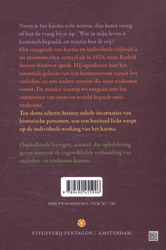 Achterkant van Oud en nieuw karma