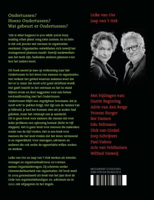 Achterkant van Ondertussen in de organisatie