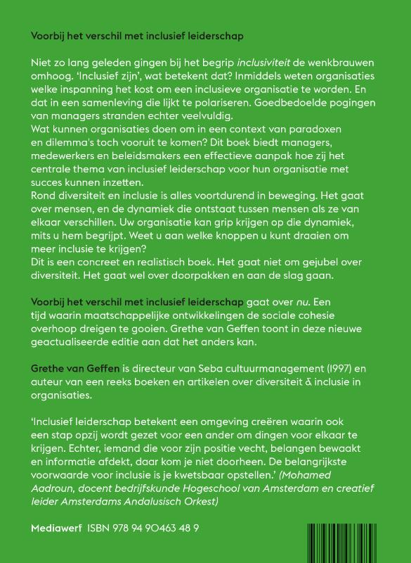 Achterkant van Voorbij het verschil