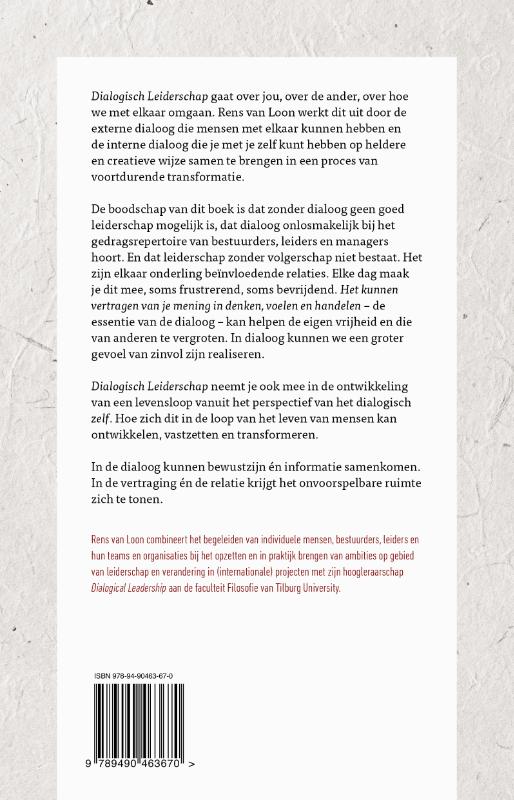 Achterkant van Dialogisch leiderschap