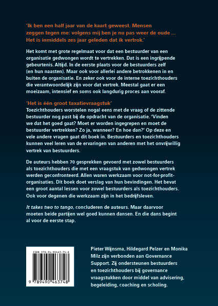 Achterkant van Onvrijwillig