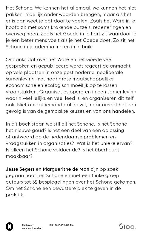 Achterkant van Over het Schone