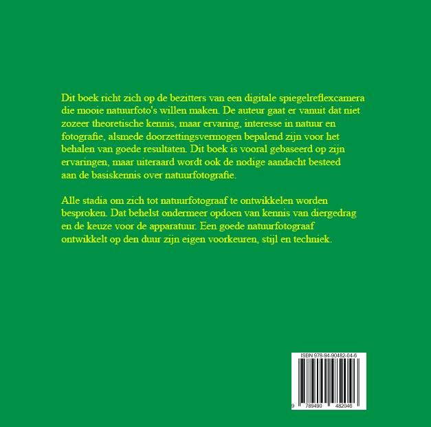 Achterkant van Praktijkboek natuurfotografie