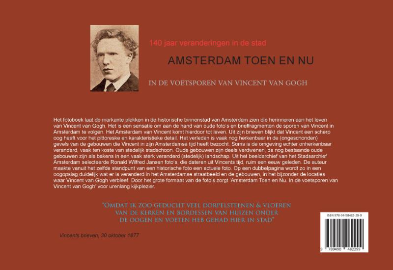 Achterkant van Amsterdam Toen en Nu