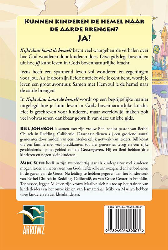 Achterkant van Kijk! Daar komt de hemel!