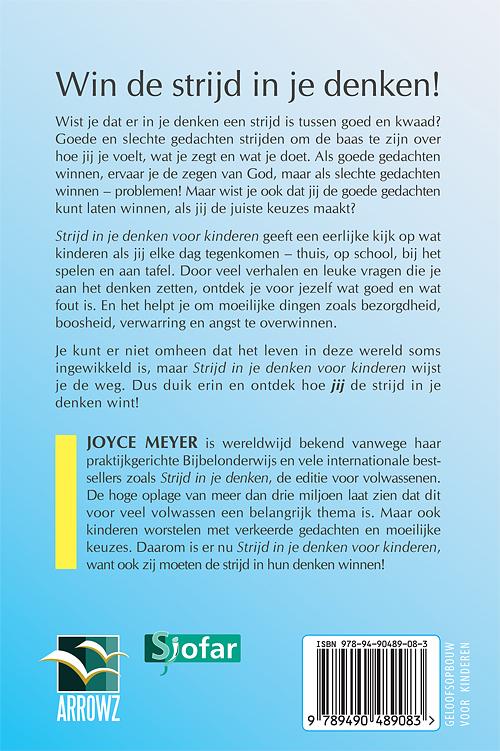 Achterkant van Strijd in je denken voor kinderen