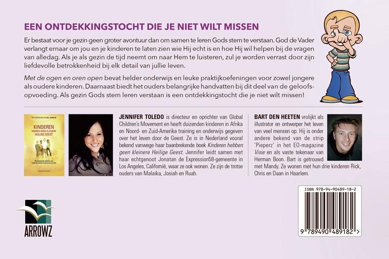 Achterkant van Met de ogen en oren open
