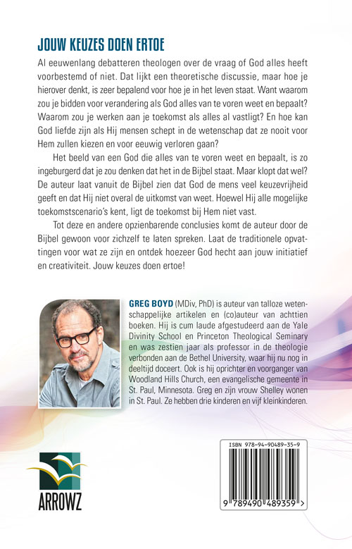 Achterkant van Een God van mogelijkheden