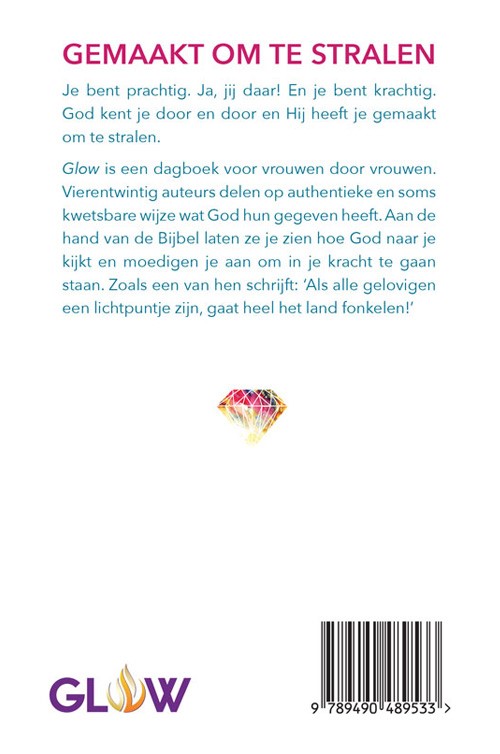 Achterkant van Glow