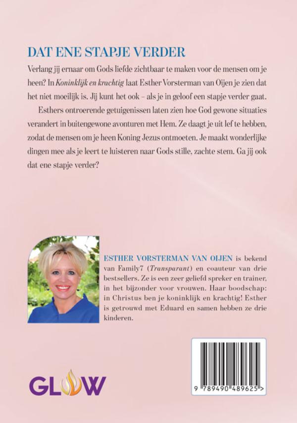Achterkant van Koninklijk en krachtig