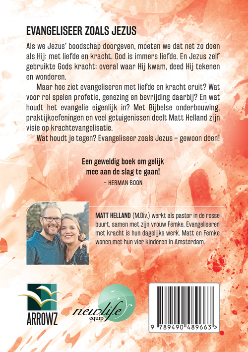 Achterkant van Evangeliseren met kracht