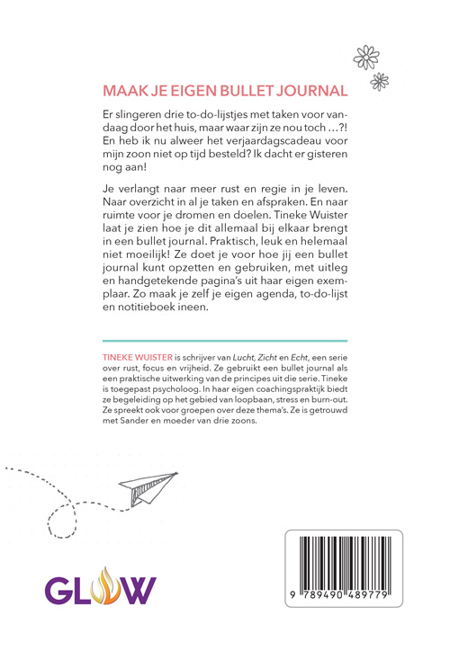 Achterkant van Mijn bullet journal inspiratieboek