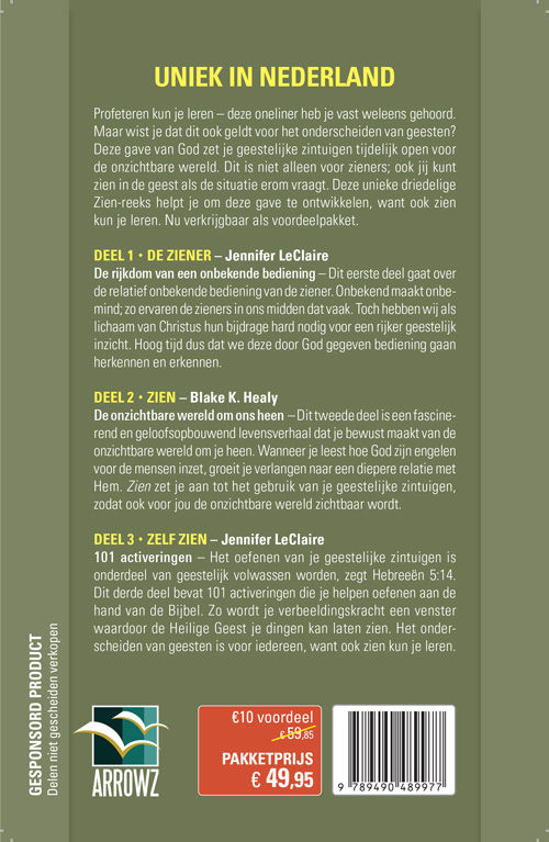 Achterkant van Zien-reeks voordeelpakket