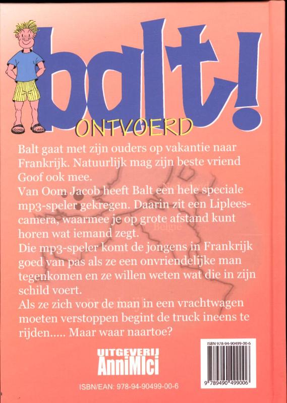Achterkant van Balt! Ontvoerd