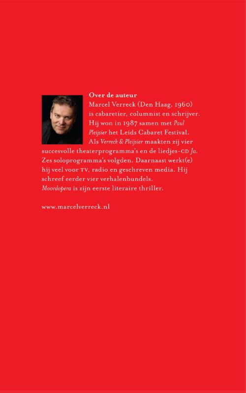Achterkant van Moordopera