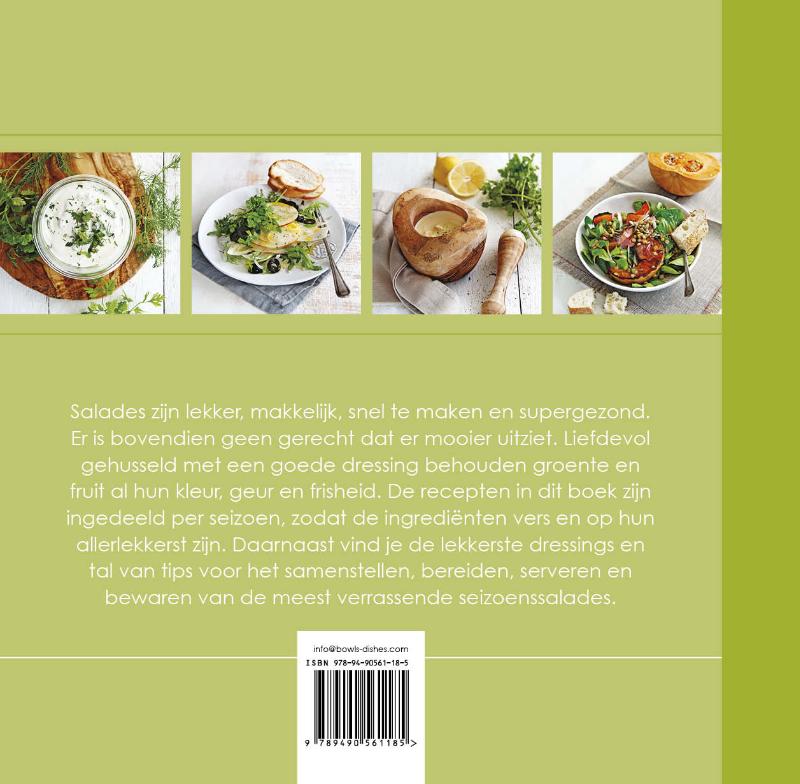 Achterkant van Salades & Dressings
