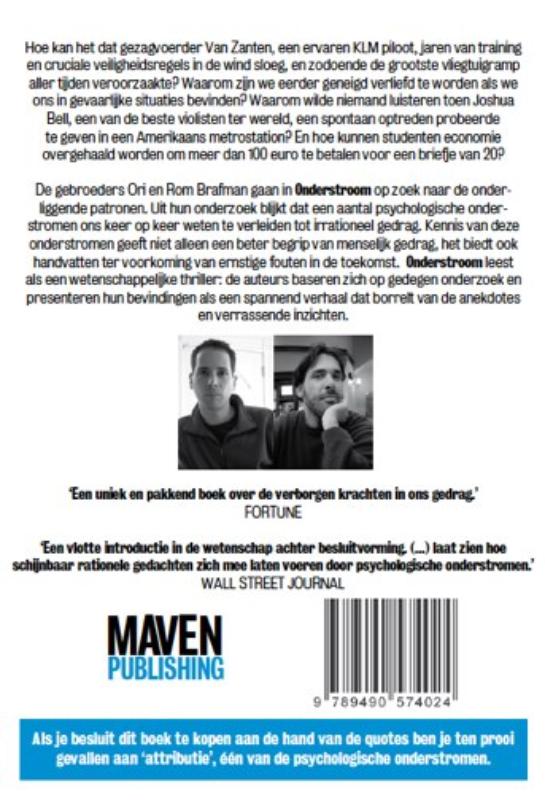 Achterkant van Onderstroom
